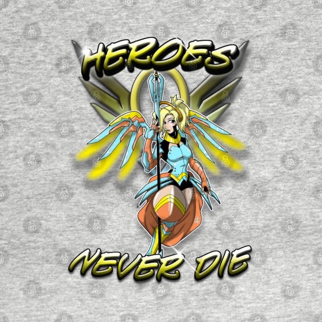 Mercy, heroes never die by EnegDesign